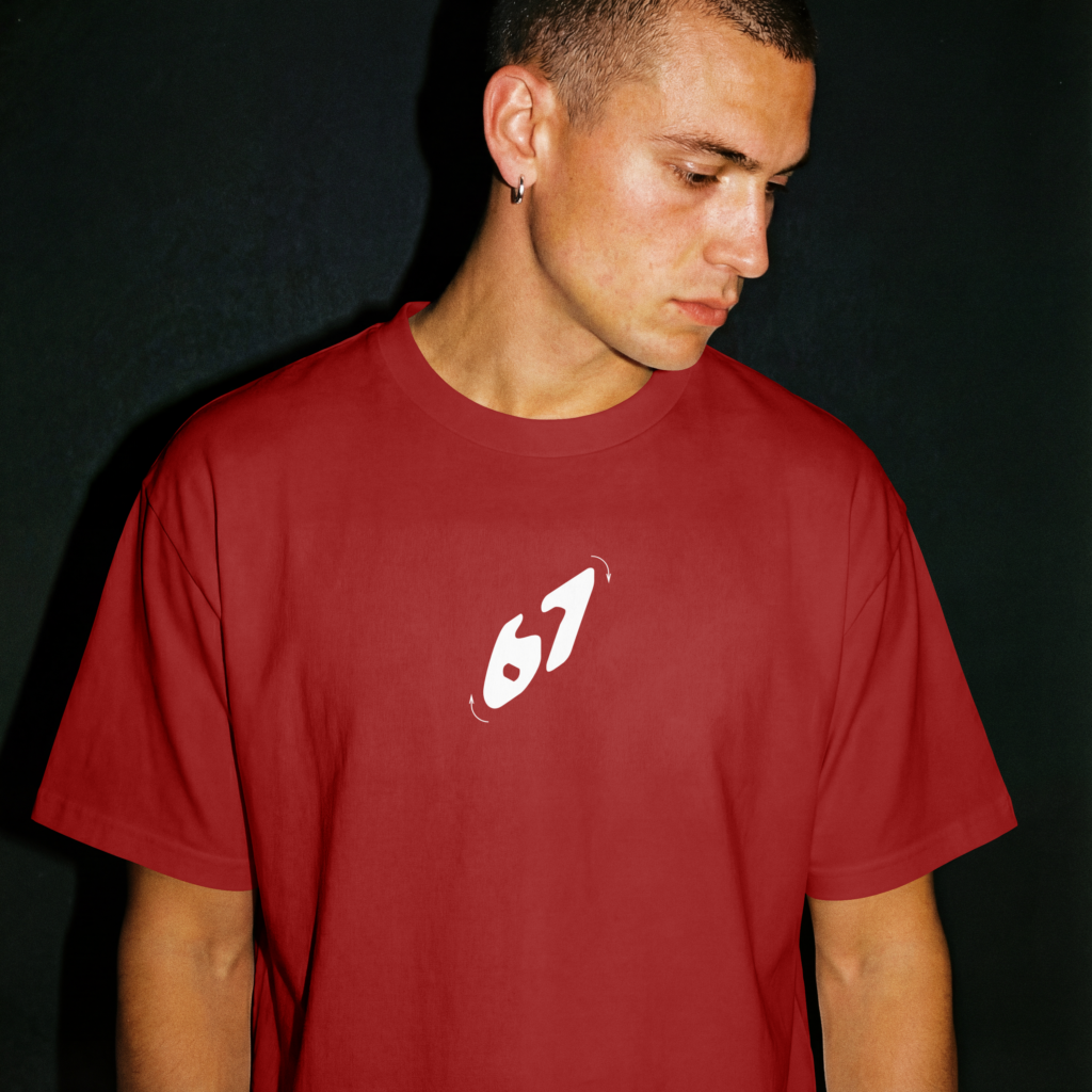 Six Seven Men Oversized Terry TShirt