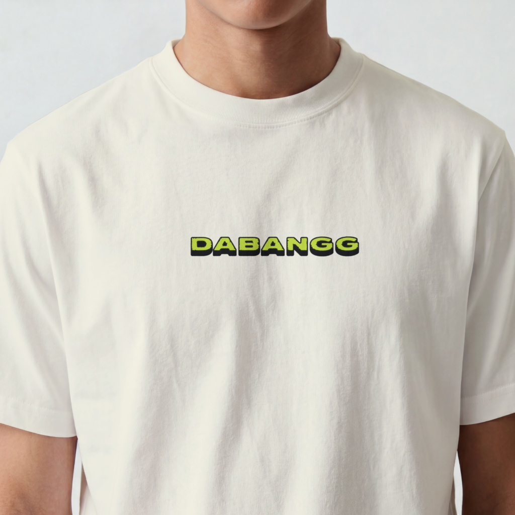 AURAON Dabang off-white crew t-shirt
