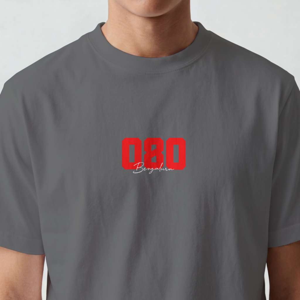 080 Bengaluru Men Classic Crew TShirt
