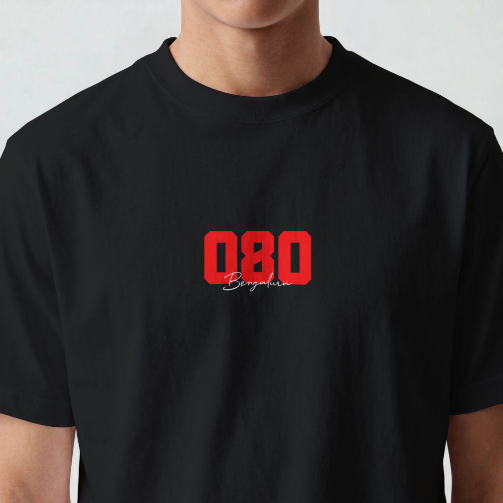 080 Bengaluru Men Classic Crew TShirt