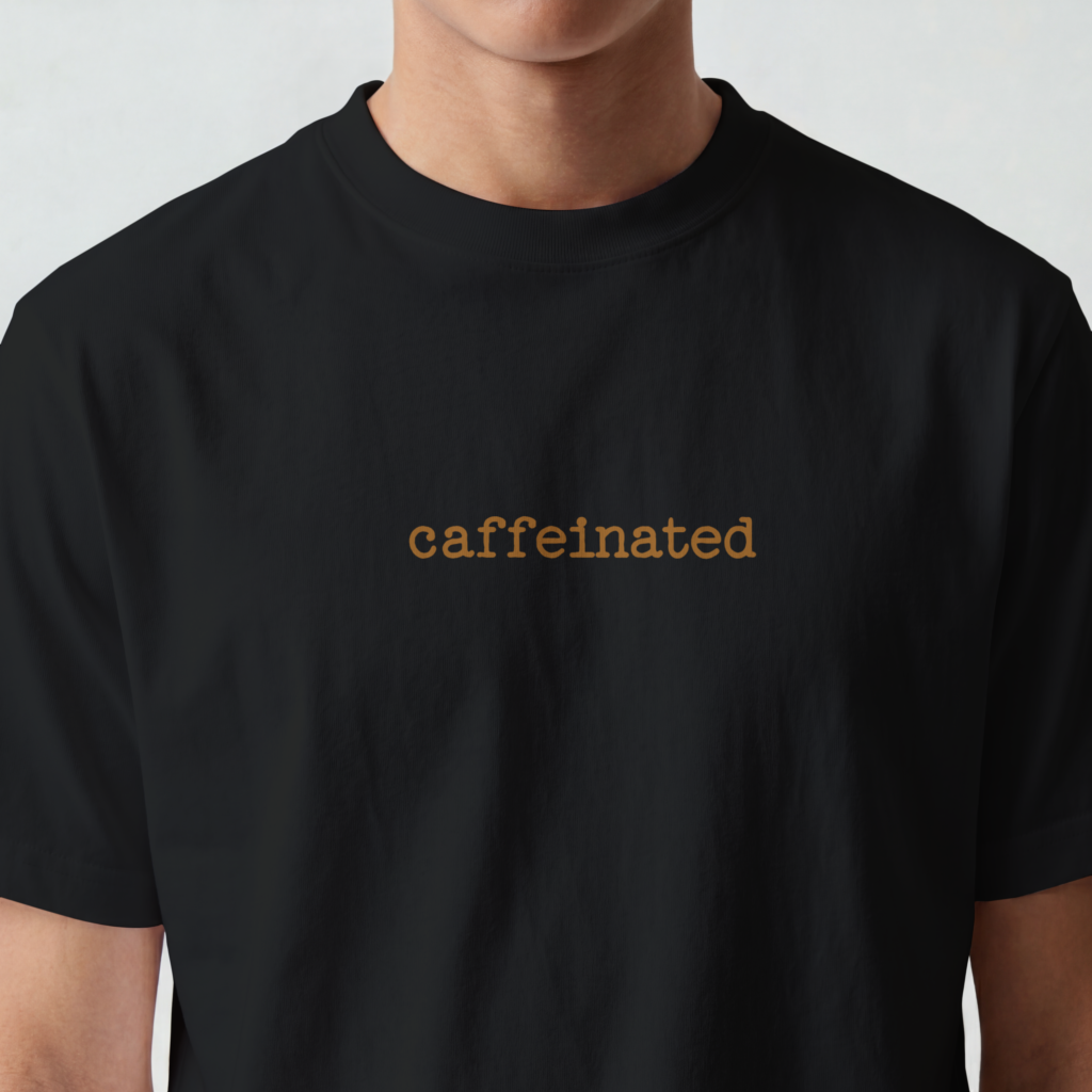 Caffeinated Men Classic Crew TShirt