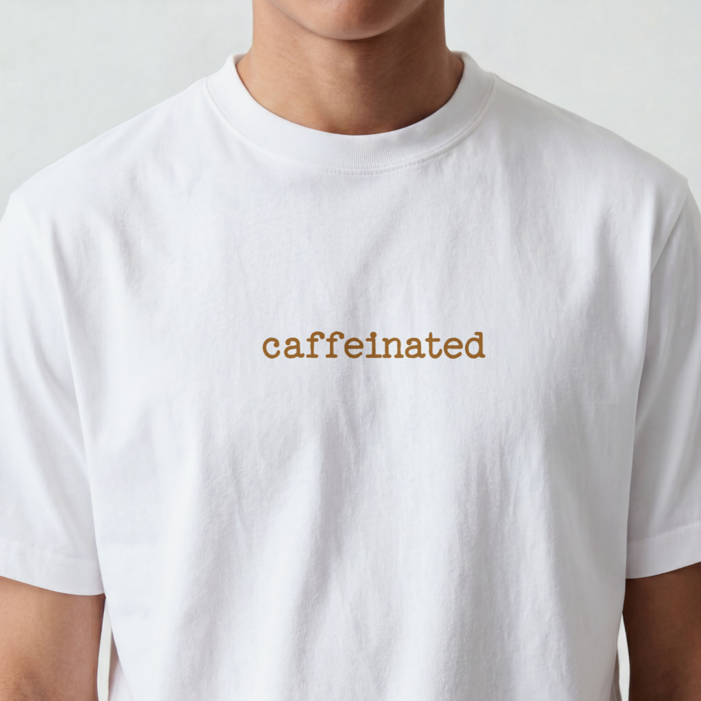 Caffeinated Men Classic Crew TShirt
