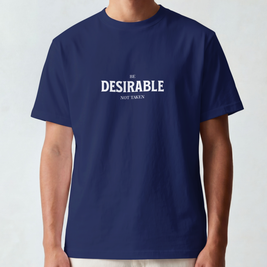 Be Desirable Men Classic Crew TShirt