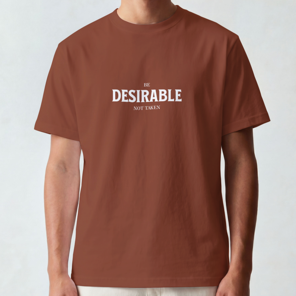 Be Desirable Men Classic Crew TShirt