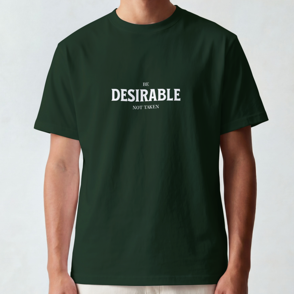 Be Desirable Men Classic Crew TShirt