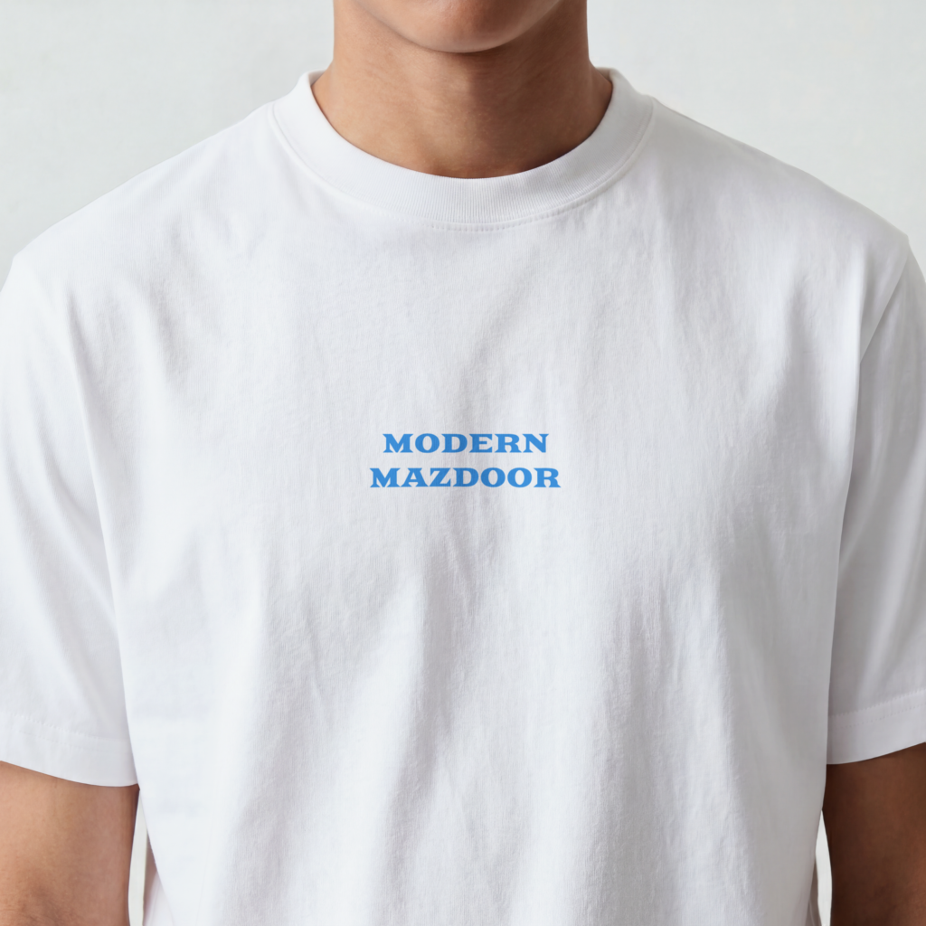 Modern Mazdoor Men Oversized Standard TShirt