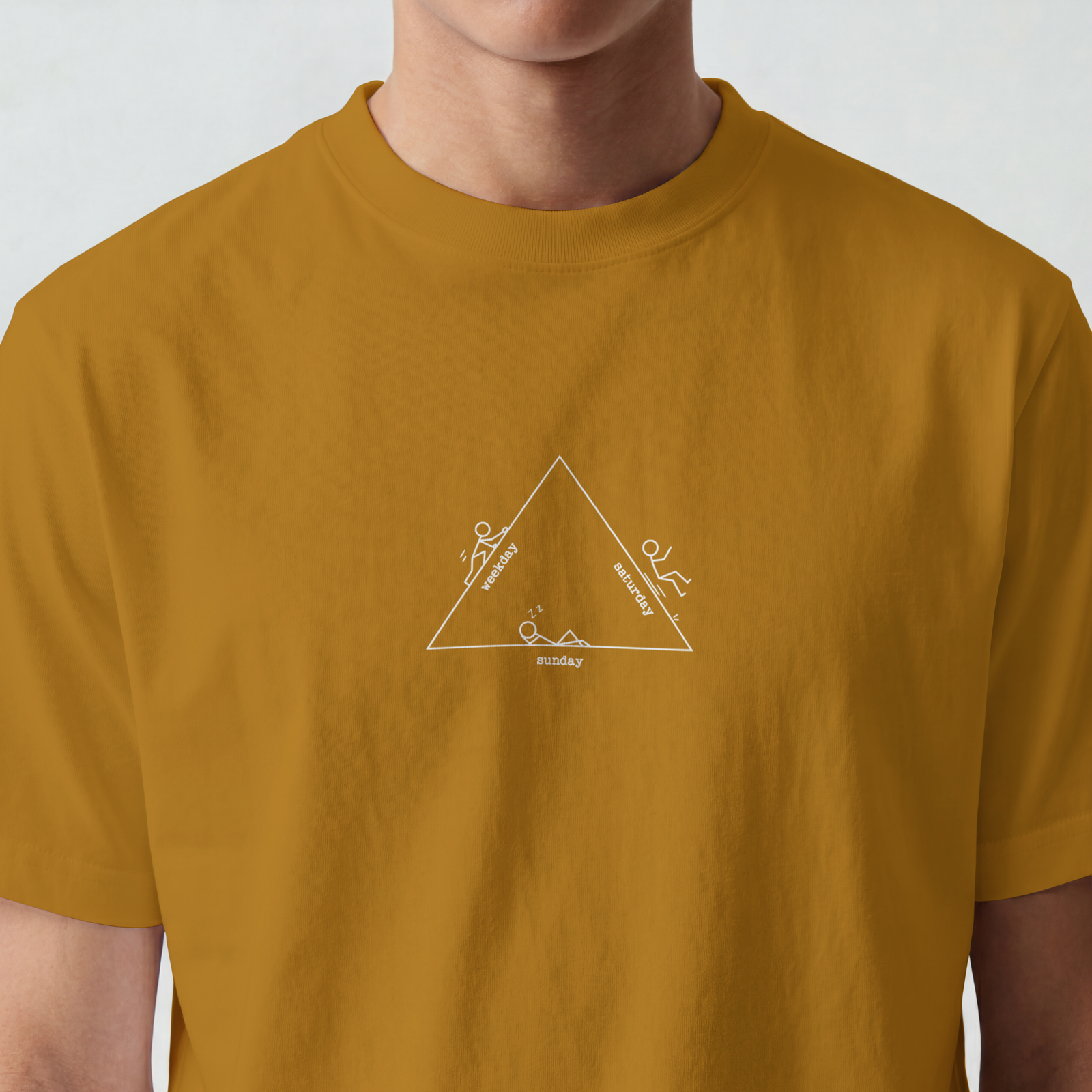 Triangle of Hustle Men Classic Crew TShirt