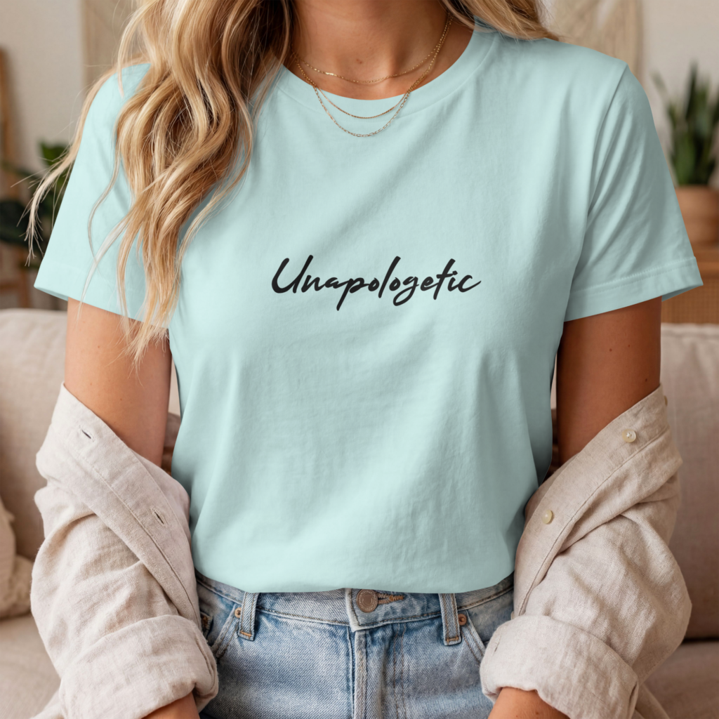 Unapologetic Women Cotton Stretch TShirt