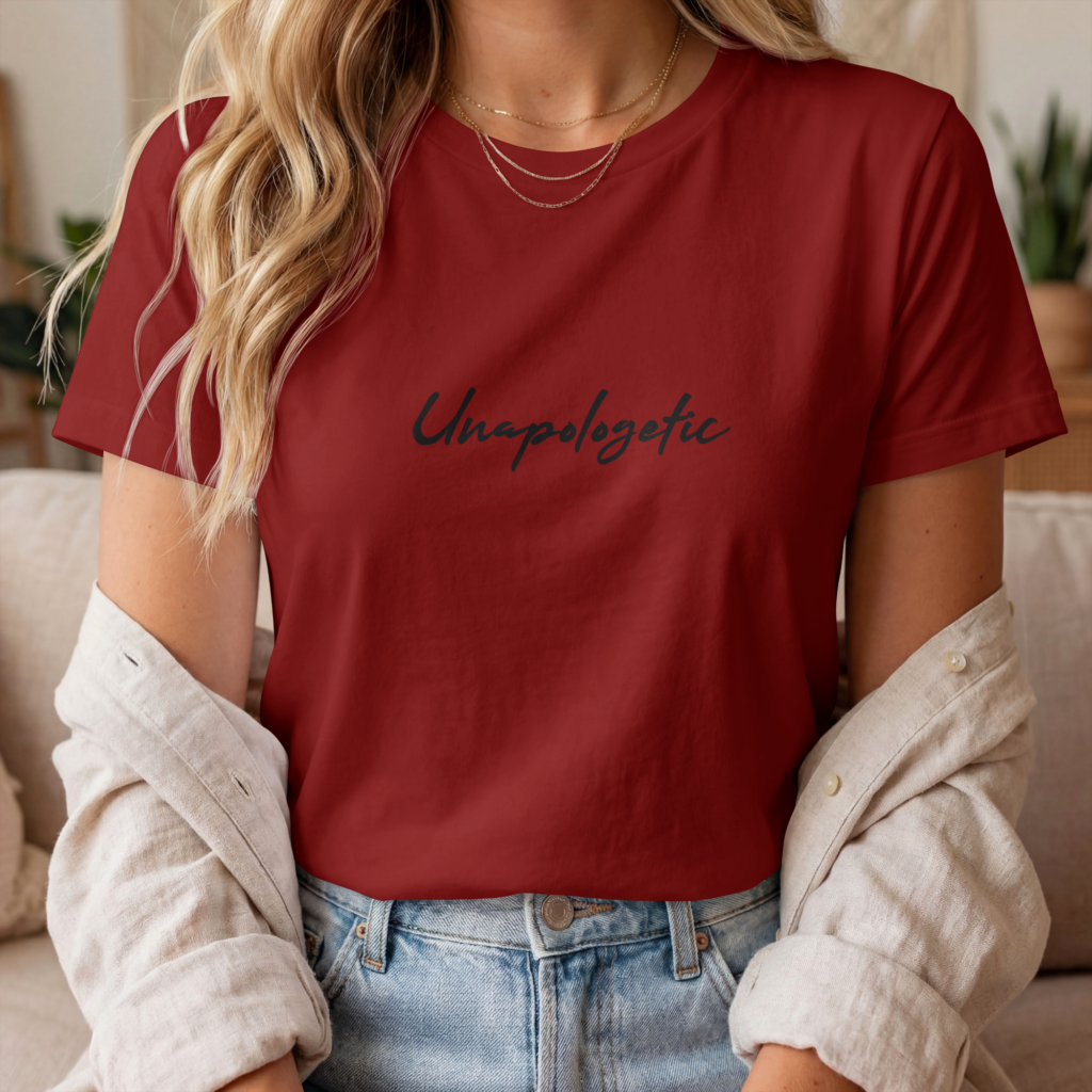 Unapologetic Women Cotton Stretch TShirt